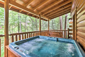Romantic Pigeon Forge Log Cabin with Hot Tub!